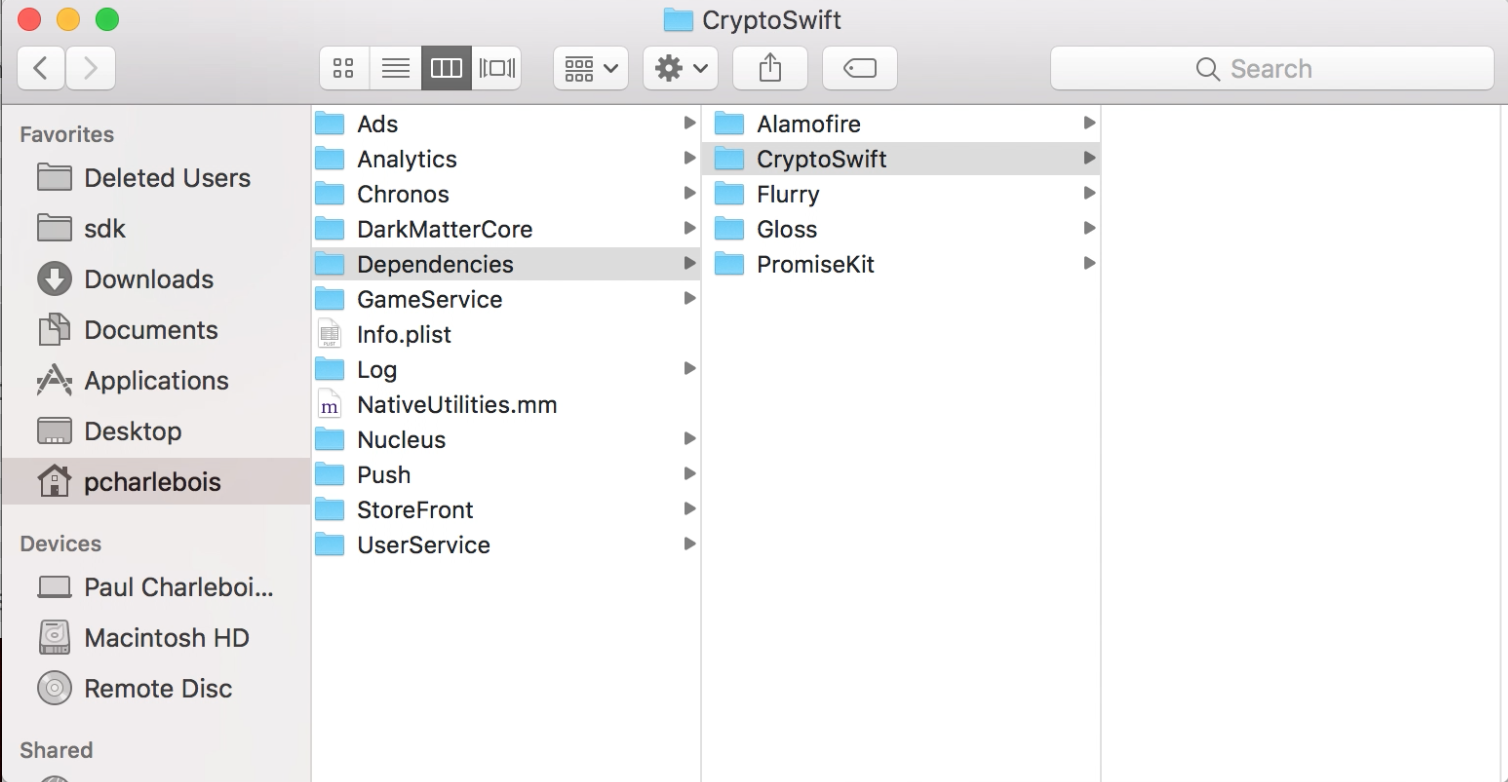 Delete CryptoSwift Files